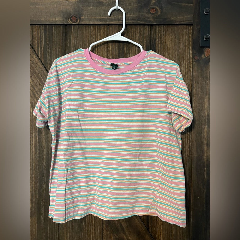 Wild Fable Multicolor Striped Tee